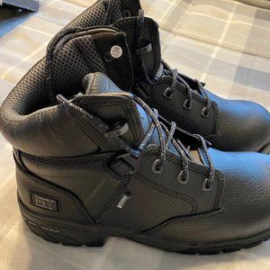 MEN'S TIMBERLAND PRO® HELIX 6" ALLOY TOE WATERPRO®OF WORK BOOT Size 10.5